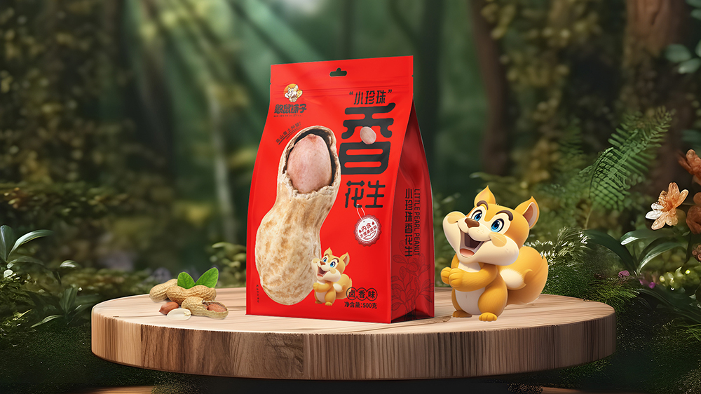 憨鼠铺子花生包装设计